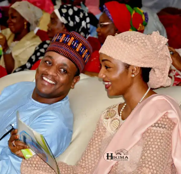 Cute Photo Of Zahra Buhari And Her hubby, Ahmed Indimi